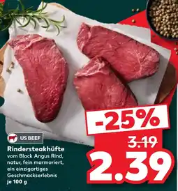 Kaufland US BEEF Rindersteakkhüfte Angebot