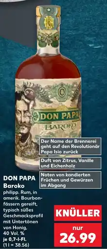 Kaufland DON PAPA Baroko Angebot