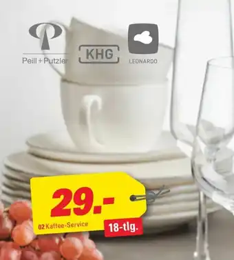 Höffner Kaffee Service 18 tlg. Angebot