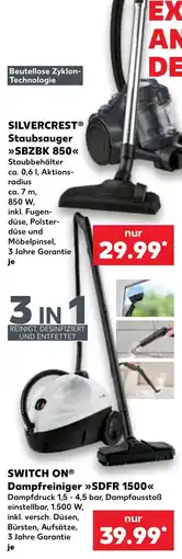 Kaufland SILVERCREST® Staubsauger »SBZBK 850« Angebot