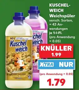 Kaufland Kuschel-Weich Weichspüler Angebot