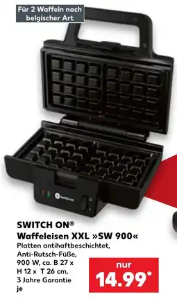 Kaufland SWITCH ON® Waffeleisen XXL »SW 900« Angebot