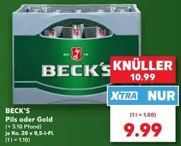Kaufland BECK'S Pils oder Gold Angebot