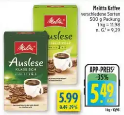 diska Melitta Kaffee Angebot