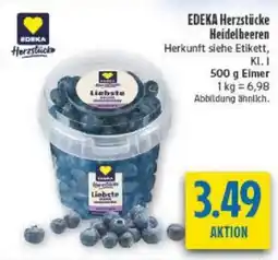 diska EDEKA Herzstücke Heidelbeeren Angebot