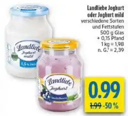 diska Landliebe Joghurt mild Angebot