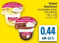diska Ehrmann Grand Dessert Angebot