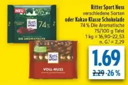diska Ritter Sport Nuss Angebot