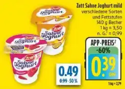 diska Zott Sahne Joghurt mild Angebot