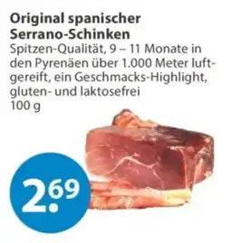 V Markt Original spanischer Serrano-Schinken Angebot