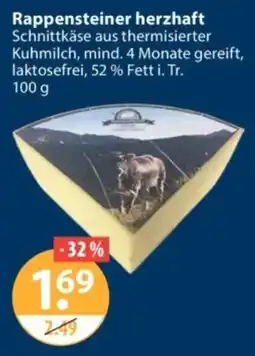 V Markt Rappensteiner herzhaft Schnittkäse Angebot