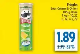 diska Pringles Sour Cream & Onion Angebot