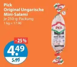 V Markt Pick Original Ungarische Mini-Salami Angebot