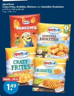 V Markt Agrarfrost Crazy Frites Angebot