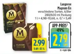 diska Langnese Magnum Eis Angebot