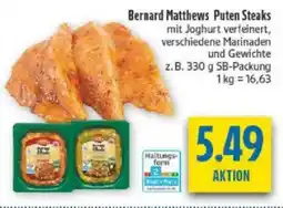 diska Bernard Matthews Puten Steaks Angebot
