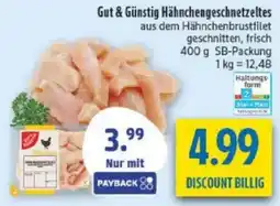 diska Gut & Günstig Hähnchengeschnetzeltes Angebot