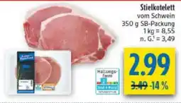 diska Stielkotelett vom Schwein Angebot