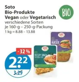 V Markt Soto Bio-Produkte Vegan oder Vegetarisch Angebot