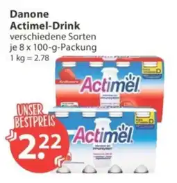 V Markt Danone Actimel-Drink Angebot