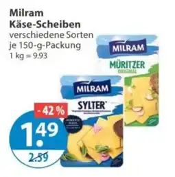 V Markt Milram Käse-Scheiben Angebot