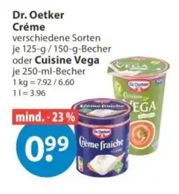 V Markt Dr. Oetker Crème fraiche Angebot