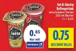 diska cold latte Angebot