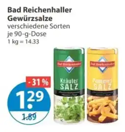 V Markt Bad Reichenhaller Gewürzsalze Angebot