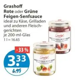 V Markt Grashoff Rote oder Grüne Feigen-Senfsauce Angebot