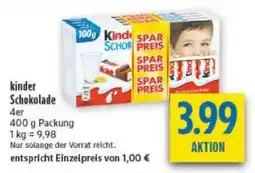 diska kinder Schokolade Angebot