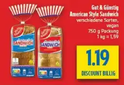 diska American Style Sandwich Angebot