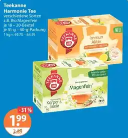 V Markt Teekanne Harmonie Tee Angebot