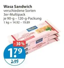 V Markt Wasa Sandwich Angebot