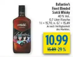 diska Ballantine's Finest Blended Scotch Whisky Angebot