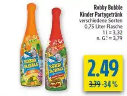 diska Robby Bubble Kinder Partygetränk Angebot