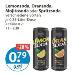 V Markt Crispo Lemon Soda Angebot