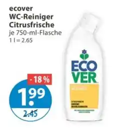 V Markt ecover WC-Reiniger Citrusfrische Angebot