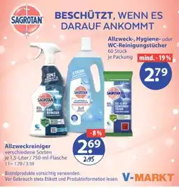 V Markt SAGROTAN Allzweckreiniger Angebot