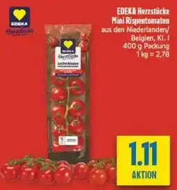 diska EDEKA Herzstücke Mini Rispentomaten Angebot