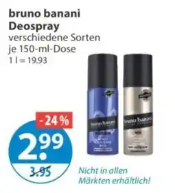 V Markt bruno banani Deospray Angebot