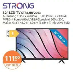 V Markt STRONG 32" LCD-TV STR32HF2003 Angebot