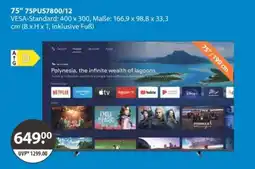 V Markt 75" 75PUS7800/12 Angebot