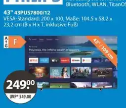V Markt Philips 43" 43PUS7800/12 Angebot