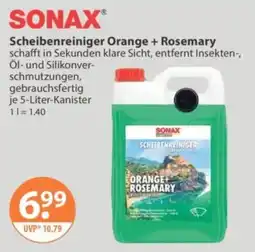V Markt SONAX Scheibenreiniger Orange + Rosemary Angebot