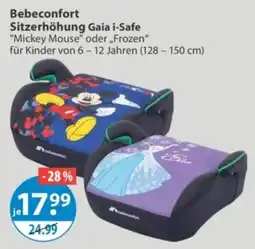 V Markt Bebecomfort Sitzerhöhung Gaia i-Safe Angebot