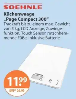 V Markt SOEHNLE Küchenwaage Page Compact 300 Angebot