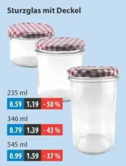 V Markt Sturzglas mit Deckel Angebot