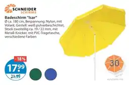 V Markt SCHNEIDER SCHIRME Badeschirm "Isar" Angebot