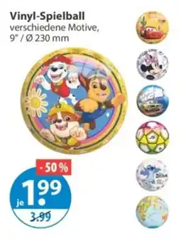 V Markt Vinyl-Spielball Angebot