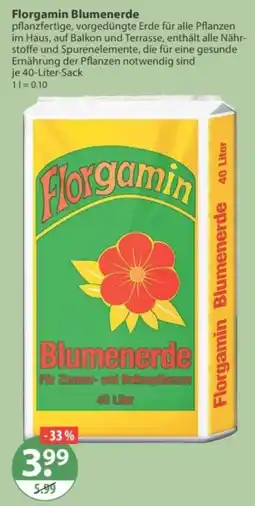 V Markt Florgamin Blumenerde Angebot